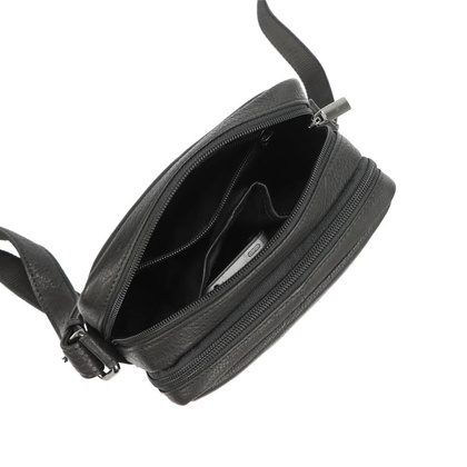 Męska skórzana listonoszka, torba model HN1552