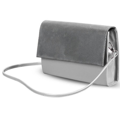 Torebka wizytowa damska KEMER SOLIER F13B Szara - min. zamówienie 20 / 50 / 100 szt.