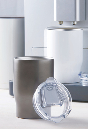 Kubek termiczny BEST FLAVOUR, srebrny