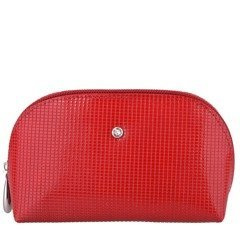 Kosmetyczka skórzana KEMER KO 253 Czerwony lakier - min. zamówienie 20 / 50 / 100 szt.