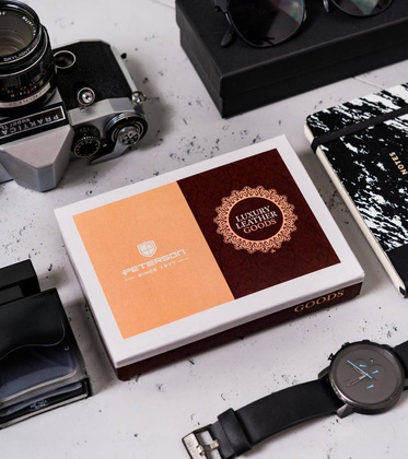 Skórzany portfel męski na zamek