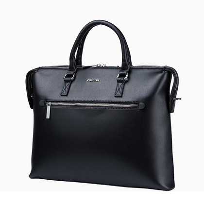 Torba z miejscem na laptop do 14" PUCCINI FASHION BAXP0036 1 Czarna