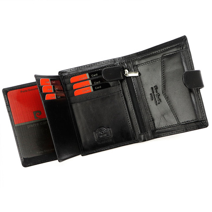 Portfel męski skórzany PIERRE CARDIN YS602 326A Czarny