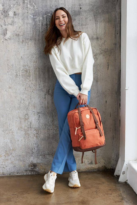 Duży plecak miejski z przegrodą na laptopa