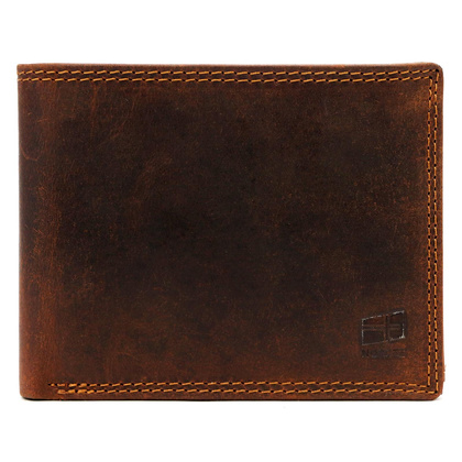 Portfel męski skórzany PELLUCCI UGLE N992 brązowy