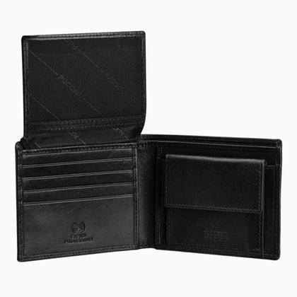 Portfel męski skórzany PUCCINI ROME CR8825 1 Czarny