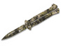 Nóż motylek K25 02132 Balisong Sand Phyton