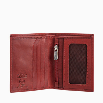 Portfel damski skórzany PUCCINI ROME CR1810 2 Brązowy