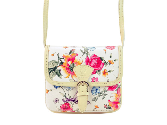 Torebka damska skórzana KEMER 112 FL Żółty