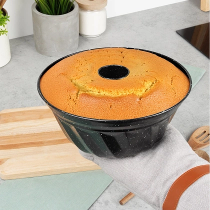 Forma do babki granitowa z kominem 24,5 cm