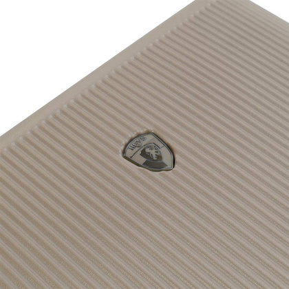 Heys Earth Tones duża szaro beżowa walizka na kółkach 76 cm