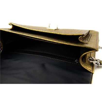 T-06 Torebka z klapką - złoty C KEMER