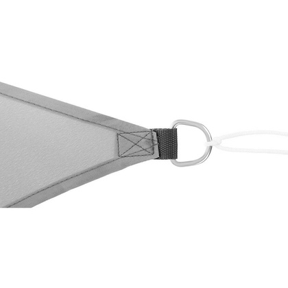 Żagiel przeciwsłoneczny ogrodowy trójkątny 4x4x3m szary