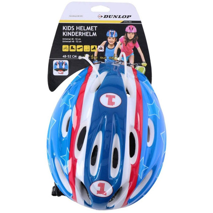 KASK ROWEROWY DZIECIĘCY REGULOWANY DUNLOP R.(48-52CM) BLUE