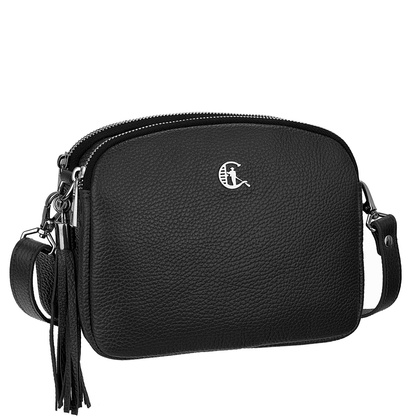 Mała torebka Canaletto z groszkowanej skóry licowej – klasyka i praktyczność na co dzień TD835