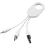 Kabel do ładowania 3w1 Troop 13499301 Biały