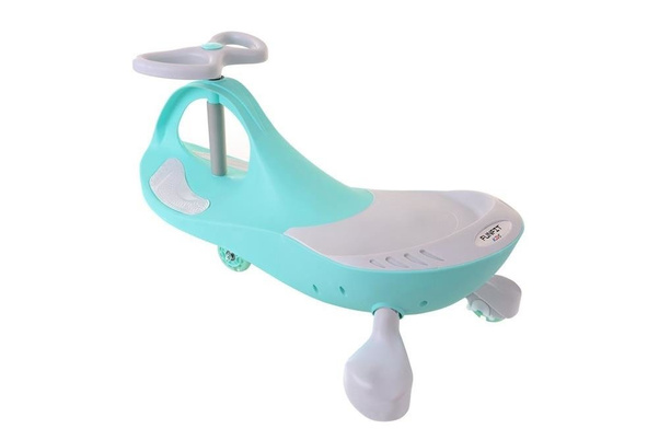 Jeździk Grawitacyjny FUNFIT KIDS ze świecącymi kołami LED Zielony