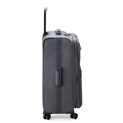 Delsey Maubert 2.0 średnia antracytowa miękka walizka na kółkach 69 cm