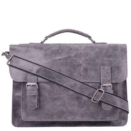 Torba na ramię skórzana KEMER CH 16 Antracyt - min. zamówienie 20 / 50 / 100 szt.