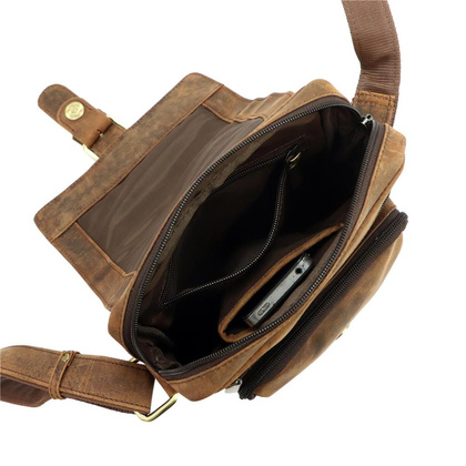 Skórzana listonoszka H1546