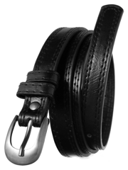 Waski pasek damski ze skory ekologicznej