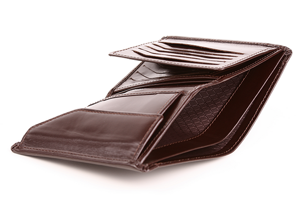 Skórzany portfel męski KEMER VOOC PPM2 Czarny