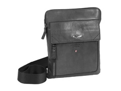 Torba listonoszka Aeronautica Militare Vintage czarna