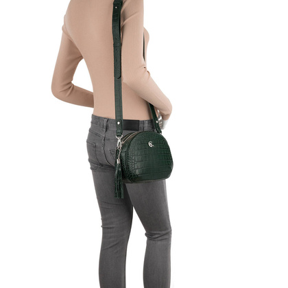 Damska torebka listonoszka Canaletto ze skóry tłoczonej na wzór krokodyla – styl i funkcjonalność TD740s114