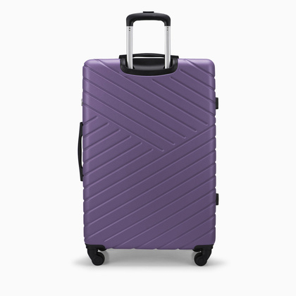 Duża walizka PUCCINI MALAGA ABS027A 7D Fioletowa