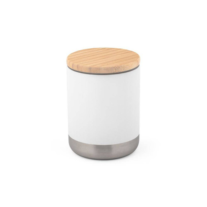 Kubek ze stali nierdzewnej, biały