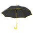 Parasol automatyczny PARIS Czarny/ Żółty