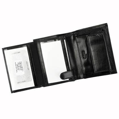 Duży, oryginalny portfel męski z naturalnej skóry licowej, rfid