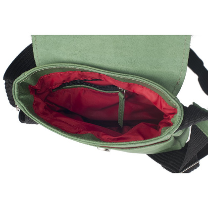 Torba skórzana KEMER S7 Zielona - min. zamówienie 20 / 50 / 100 szt.