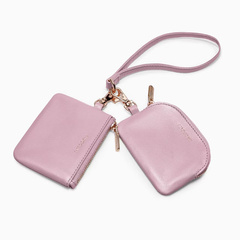 Brelok z saszetkami skórzanymi PUCCINI VULCANO ZN92512 3C Różowy