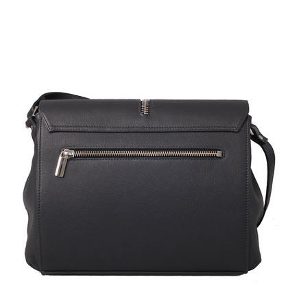 Torebka damska skórzana KEMER R321 Czarna - min. zamówienie 20 / 50 / 100 szt.