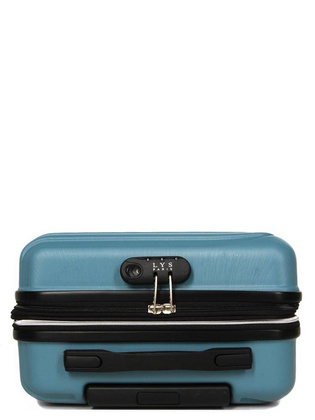 LYS Paris Akra Mała twarda niebieska walizka na kółkach 45 cm