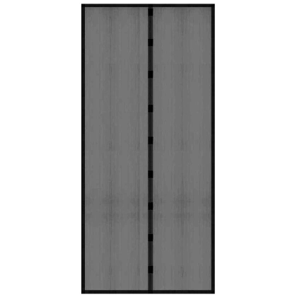 Siatka moskitiera magnetyczna z magnesem na drzwi owady komary czarna 212x100 cm