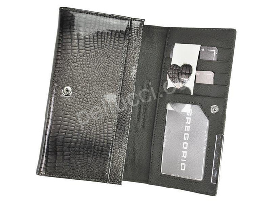 Portfel damski skórzany PELLUCCI GF114 niebieski