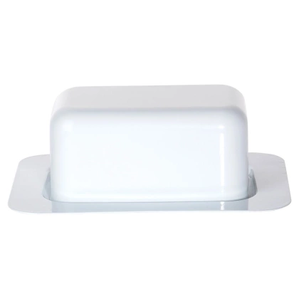 Maselniczka stalowa biała