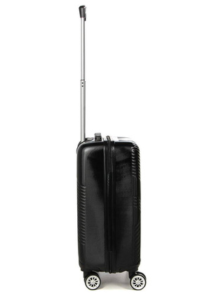 LYS Paris Cali Mała twarda czarna walizka kabinowa na kółkach 55 cm