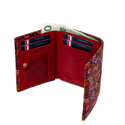 Czerwony portfel damski BajuBaj PD1135s82 RFID