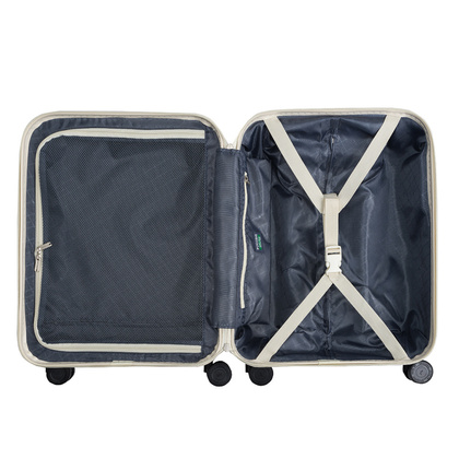 Mała kabinowa walizka PUCCINI VOYAGER 2.0 PC052C 0 Biała