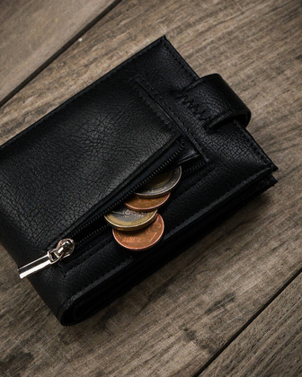 Portfel meski z klipsem na banknoty