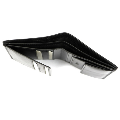 Skórzany męski portfel EL FORREST 1370-67 RFID czarny