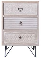 Szafka 3 szuflady z nogami  czarnymi