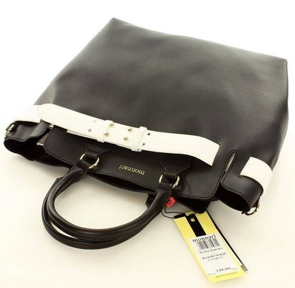 MONNARI Elegancka torebka kuferek czarny - min. zamówienie 20 / 50 / 100 szt.