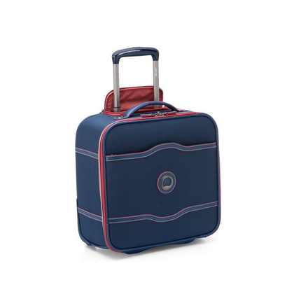 Delsey Chatelet Air 2.0 niebieska torba podróżna typu underseater