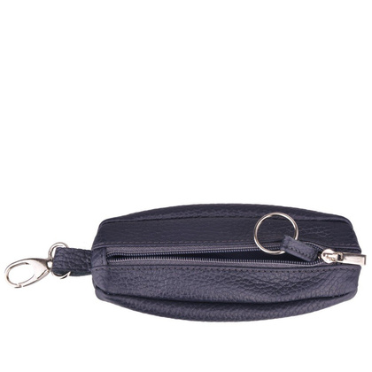 Etui na klucze skórzane KEMER K-3 Granatowe - min. zamówienie 20 / 50 / 100 szt.