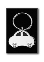 Brelok do kluczy Samochód UPOMINKARNIA Srebrny 2 szt