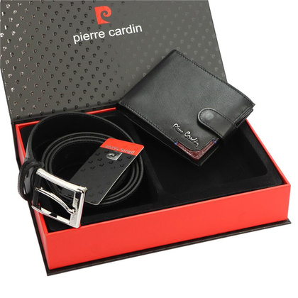 Męski zestaw prezentowy Pierre Cardin ZG-108-BR 130 Czarny